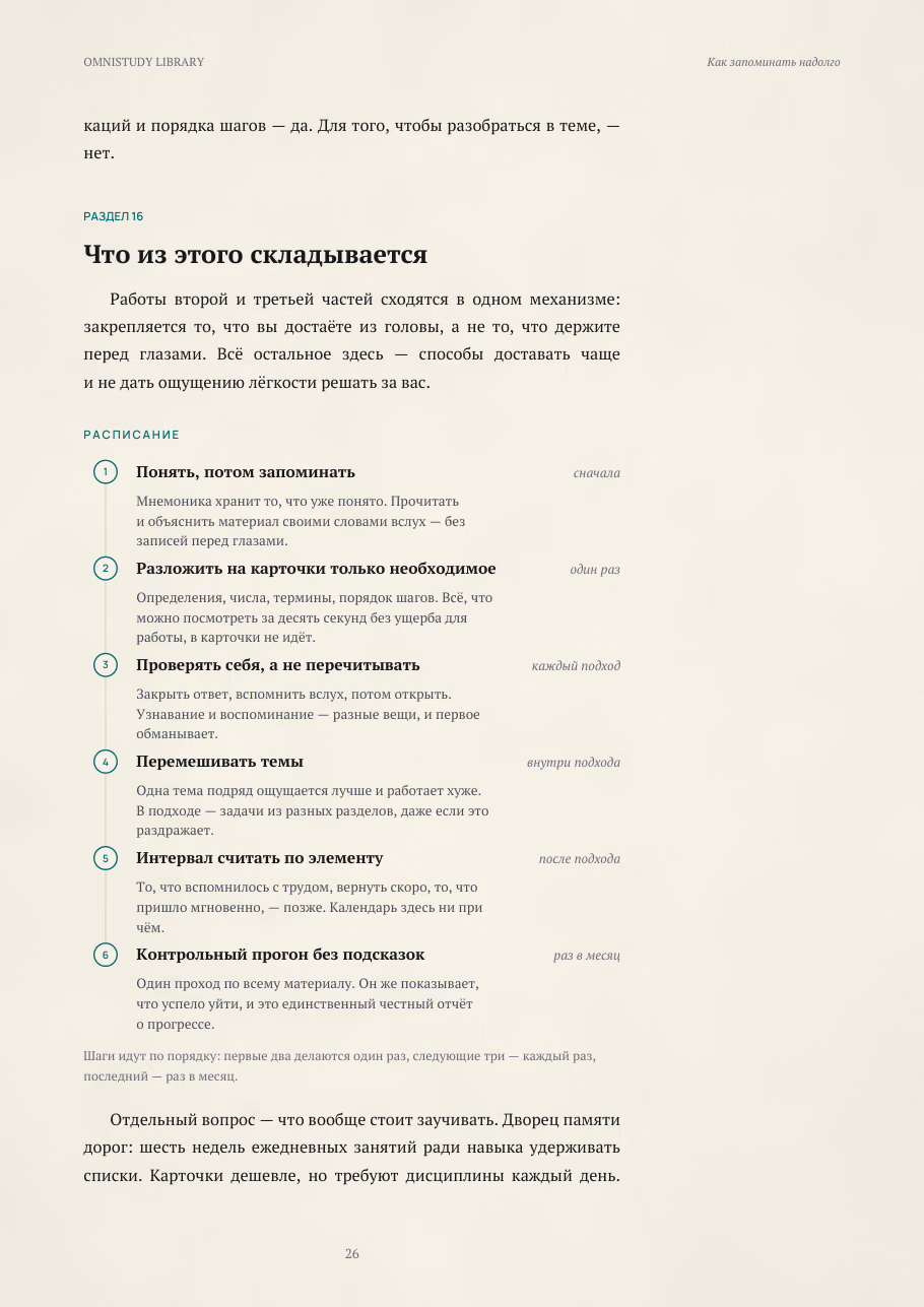 Как запоминать надолго — страница 6